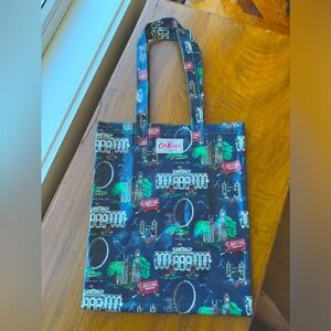 Original Cath Kidston London Sights & Scenes Coated Tote Book Bag